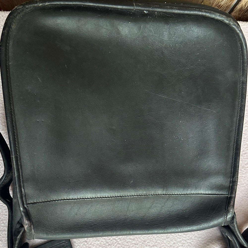 Coach Stewardess 9945 Vintage Black Glove Tanned Cowhide RARE FIND Made in USA - Picture 13 of 16